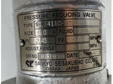 Sankyo Seisakusho S-K 411C-BT20-H Pressure Reducing Valve 50 A
