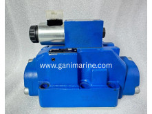 REXROTH 4WE6 JB 6X/E G24 N9K4 HYDRAULIC VALVE WITH BLOCK 4WEH 22 GB7X/6EG24N9K4
