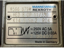 Rexroth HED 8 OP 11/350 K14 S So.2 R04 Hydro-Electric Pressure Switch