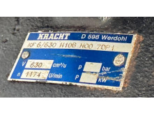 KRACHT KF 6/630 H10B N00 7DP1 HYDRAULIC GEAR PUMP