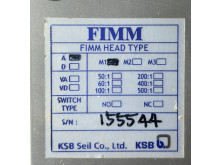 KSB FIMM HEAD TYPE FA110001 INDICATOR