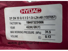 HYDAC DF ON 30 Q E 3 D 1.0/-L24-A8 Pressure Filter