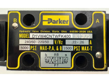 Parker D1VW4CNTWFK400 solenoid-operated hydraulic directional control valve