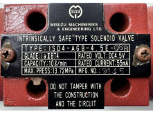 MISUZU ISD4-AGB-4.5E-06 HYDRAULIC SOLENOID VALVE 