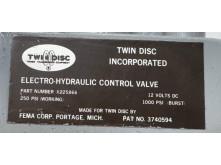 TWIN DISC INCORPORATED X225866 Electro-Hydraulic Control Valve