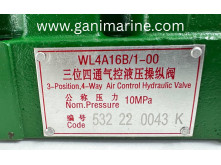 WL4A16B/1-00 3-POSITION, 4-WAY AIR-OPERATED CONTROL HYDRAULIC VALVE