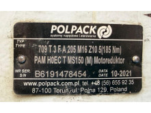 Polpack 709 T 3 F A 205 M16 Z10 5  Planetary Gearbox with Hydro Leduc MS150 B W1 L0 M1 0 0 SV F Hydraulic Motor