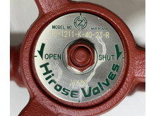 Hirose HS-1211-K-40-23-R (Visible On Valve Handwheel) Stop Valve