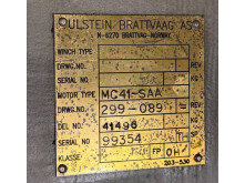 Ulstein Brattvaag CM 4185 01 Hydraulic Motor 