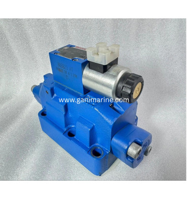 REXROTH 4WE6 JB 6X/E G24 N9K4 HYDRAULIC VALVE WITH BLOCK 4WEH 22 GB7X/6EG24N9K4