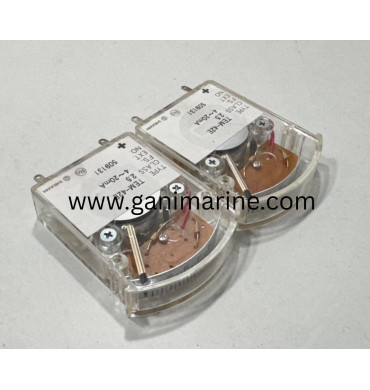 Shibukawa Keiki TEM-42E analog edgewise panel meter